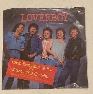 LOVERBOY - LOVIN’ EVERY MINUTE OF IT (45 RPM 7” Single) w/ PICTURE Sleeve - Imagen 1 de 4
