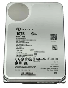Seagate Exos X16 10TB 3.5” SAS 12Gb/s 7200RPM HDD Hard Drive ST10000NM011G 100% - Picture 1 of 1