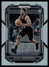 Scoot Henderson Silver RC 2023-24 Prizm Draft Picks Blazers Rookie