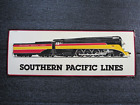 BEAUTIFUL SOUTHERN PACIFIC LINES RAILROAD METAL SIGN