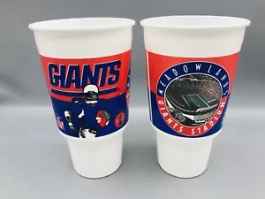 NY Giants NFL Football Coca-Cola große Plastikbecher Meadowlands Giants Stadium - Bild 1 von 9