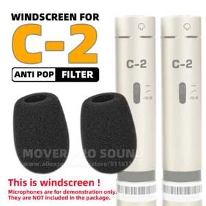 For Behringer C-2 C 2 C2 Windscreen Microphone Windproof Pop Noise Filter Mask S - Picture 1 of 12