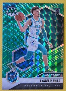 2020-21 Panini Mosaico Verde Prizm NBA Debutto Palla LaMelo #262 Charlotte Hornets - Foto 1 di 2