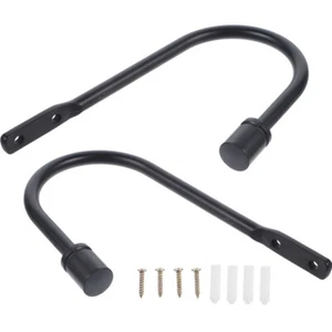 2pcs Wall Mounted Metal Curtain Hooks For Drapes Curtain Hooks For Wall - Picture 1 of 12
