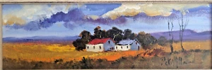 Pieter Millard Oil Painting South Africa Cottage Landscape - Picture 1 of 6
