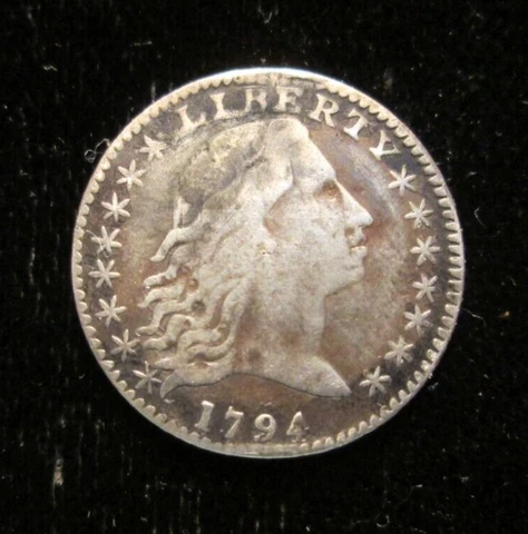 1794 Flowing hair half dime Cover