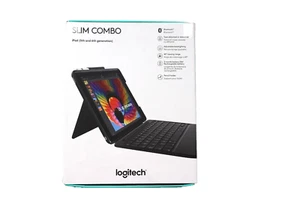 Funda con teclado Logitech Slim Combo negra - Imagen 1 de 4