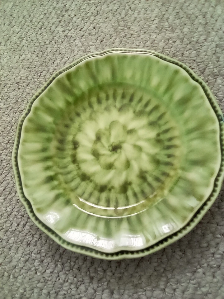 Studio Pottery Portmadog portmadoc upper green Glazed Art Plate Dish porthmadoc - Image 1 of 4