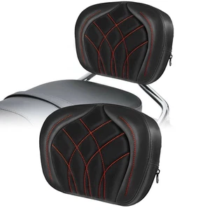 For Harley Touring Rear Sissy Bar Pad Backrest New Upgrade More Softer Thicker - Picture 1 of 9