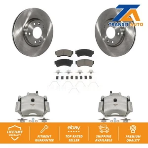 Front Brake Caliper Rotors & Ceramic Pad Kit For Ford Fusion Mazda 6 Lincoln MKZ - Picture 1 of 1