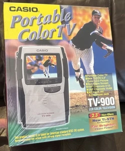 New Sealed CASIO TV-900 Portable Color 2.3” LCD Non-Glare Screen Ti-STN Handheld - Picture 1 of 7