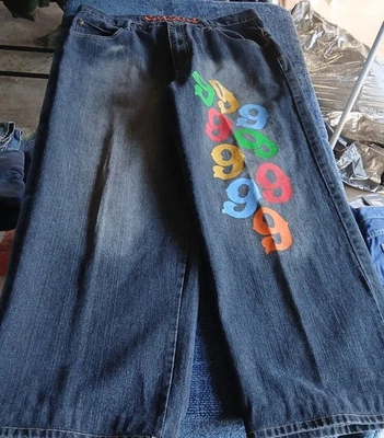 Винтажный скейтборд джинсы N/M поколения y2k XO.jeans 40 x 32 - Изображение 1 из 4