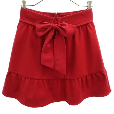 RED VALENTINO Cinta Mini Falda 40 Rojo Mujer Foto 1 de 4