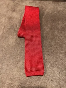 Brooks Brothers Tie 100% Silk Men's Red Stitch Necktie 58" - Picture 1 of 2