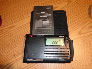 TECSUN PL-660 (Black) FM/LW/MW/SW/AIR Airband BCL Radio Small From Japan - Picture 1 of 7