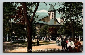 1907 Auditorium Meeting Ocean Grove New Jersey Postcards - Picture 1 of 2