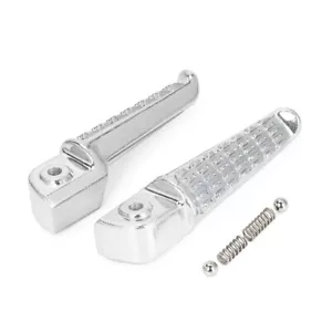 Pedal de clavija para pie de pasajero trasero para KAWASAKI NINJA 400 ZX4R ZX 4RR ZX10R/RR Z250 - Imagen 1 de 24