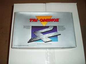 Vintage "TRI-OMINOS"  Classic Triangular Dominoes game by Peter Pan Playthings. - Picture 1 of 3