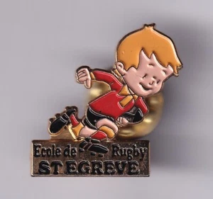 RARE PINS PIN'S .. SPORT RUGBY CLUB TEAM JUNIOR ECOLE SAINT ST EGREVE 38 ~FY - Picture 1 of 1