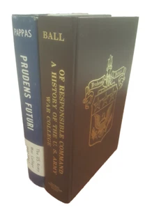 Rare US Army War College 2 Vol Hardcover Set Prudens Futuri Responsible Command - Picture 1 of 7