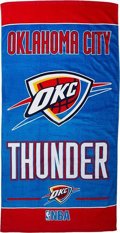 NBA Oklahoma City Thunder Wincraft 30" x 60" Beach Pool Dorm Towel NEW! Cover