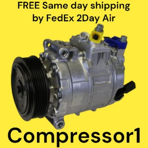 AC Compressor Fits 2006-2007 Audi A3 2005-2015 VW CC EoS Jetta Passat - Picture 1 of 3