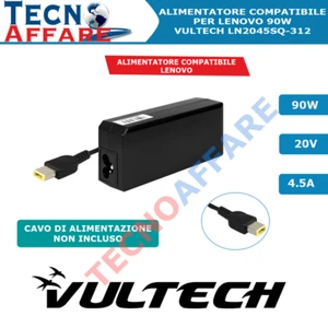 Fuente de Alimentación Lenovo Square Tip 90W 20V 4.5A vultech LN2045SQ-312 - Imagen 1 de 2