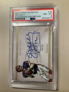 2015 Topps Definitive Jim Kelly Autograph Inscription /10 Buffalo Bills - Picture 1 of 5