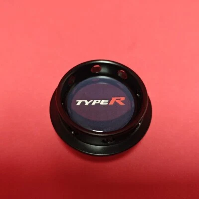 TAPA DE LLENADO DE ACEITE DE MOTOR FORJADO TIPO R NEGRO para CIVIC EP3 FN2 FK2 INTEGRA DC5 K20C Foto 1 de 4