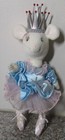 12" American Girl Angelina Ballerina Plush White Mouse w/ Crown