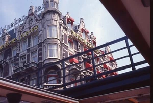 1979 Slide Heineken Beer Sign Atop Hotel De L Europe Location Unknown - Picture 1 of 1