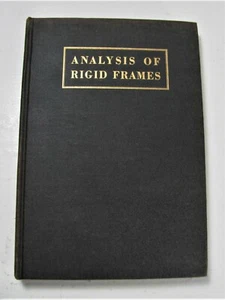 1942 ANALYSIS OF RIGID FRAMES A. AMIRIKIAN .C.E. HC Engineering Book - Picture 1 of 4