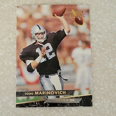 1993 FLEER ULTRA FOOTBALL CARD TODD MARINOVICH #223 - Image 1 of 2