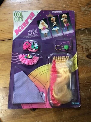 Accesorios para muñecas de moda Cool Cuts Kara muy fabulosos. Kit Kenner Nuevo Vintage 1990 Foto 1 de 4