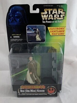 Kenner Hasbro Star Wars Obi-Wan Kenobi 1996 - alimentación electrónica F/X - NUEVO sellado Foto 1 de 4