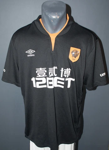 Hull City Jersey 2014/2015 Away Football Soccer Mens Shirt Umbro Size Adult XL Cover