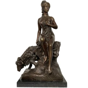 Scultura in bronzo "Bella Elena con brughiera" come figura nuda - Foto 1 di 8