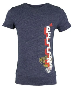 Adidas NBA Youth Girls (7-16) New Orleans Pelicans Pebble Text Banded Shirt - Picture 1 of 4