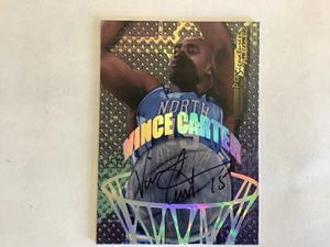 1998 Collectors Edge Pro Signature Authentic Vince Carter Auto UNC Tar Heel READ - Picture 1 of 20