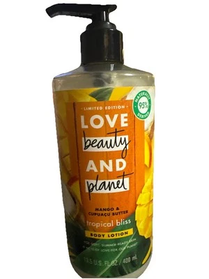 Love Beauty And Planet Mango Cupuacu Butter Tropical Bliss Body Lotion 13.5 oz - Image 1 of 2