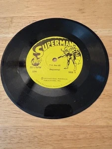 Vintage 1975 Superman P.O. Box 65 - 45 rpm Power Records Album - Picture 1 of 2