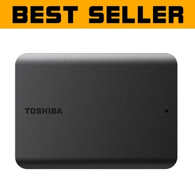 Stylish 4TB Canvio Basics External Hard Drive - Lightweight & Portable - Image 1 of 4