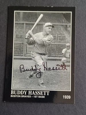 Buddy Hassett Signed 1994 Conlon Collection - Braves - Autographed - Image 1 of 2
