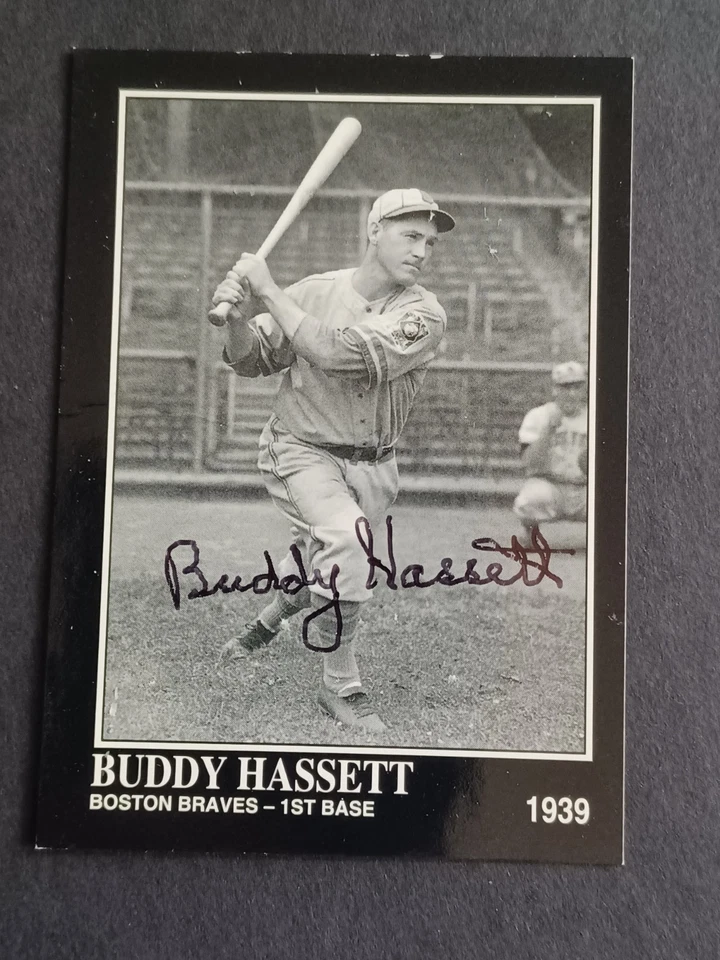 Buddy Hassett Signed 1994 Conlon Collection - Braves - Autographed - Image 1 of 2