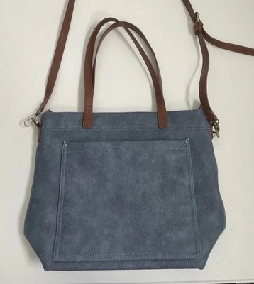 Bolso de mano vegano Sasha+Sofi Addison azul Foto 1 de 4