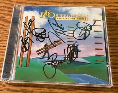 REO Speedwagon - Building the Bridge CD AUTOGRAPHED Like New Condition - Image 1 of 3