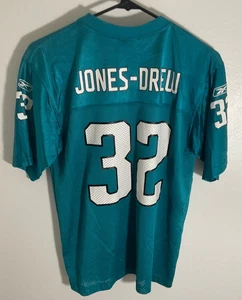 New Maurice Jones-Drew Jacksonville Jaguars Jersey Reebok NFL Team Sz L Teal - Picture 1 of 6