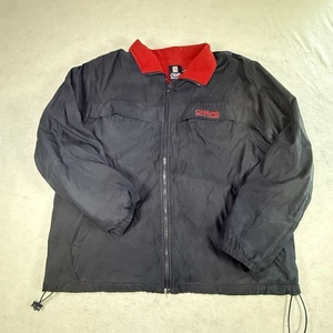 Vintage Chaps Ralph Lauren Men’s XL Jacket Fleece Lined Black & Red * - Picture 1 of 7