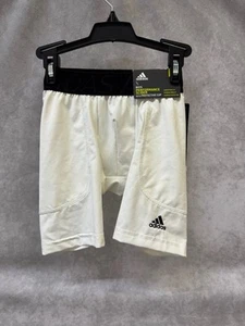 Adidas Boys Slider Shorts XS White – NWT Cup Not Included - Picture 1 of 3