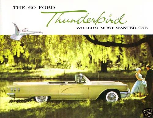 Ford Thunderbird 1960 folleto de ventas Foto 1 de 1